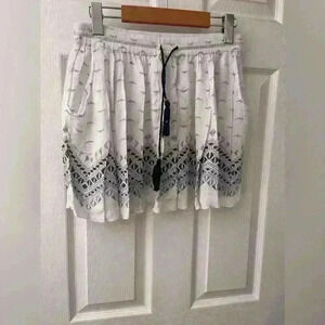 MNG multi rok boho mini  skirt with pockets size small made in India